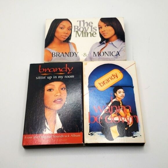 Brandy Monica the boy is mine cassete single bundle of Brandy vintage music - Picture 1 of 9
